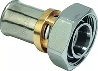 Пресс муфта с накидной гайкой евроконус 20х3/4Е GIACOMINI