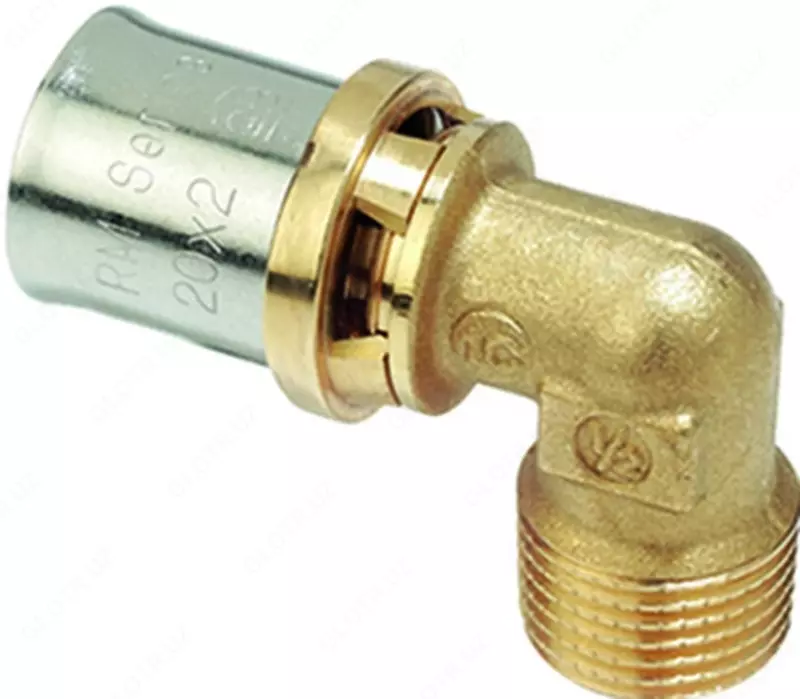 Пресс отвод с наружной резьбой 26х3/4 GIACOMINI