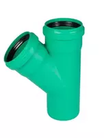 Тройник ПП для ливневой канализации Ру 3 45° Ду 110х110 OSTENDORF