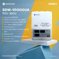 Стабилизатор BESTON SDW-10000VA 110-250