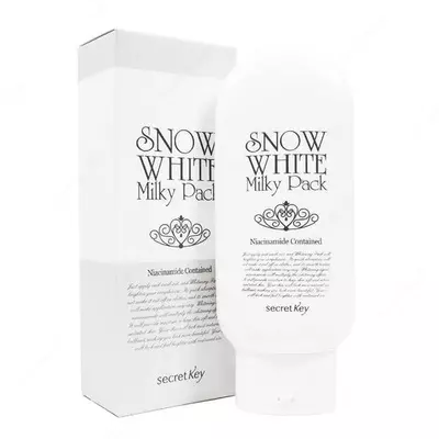 Oqartiruvchi yuz niqobi Secret Key Snow White Milky Pack