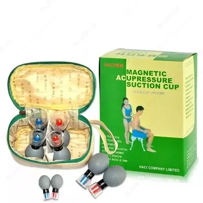 Банки для акупунктурного массажа Magnetic Acupressure suction cup (12 шт)