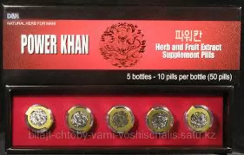 Препарат от простатита Могучий хан (PowerKhan)