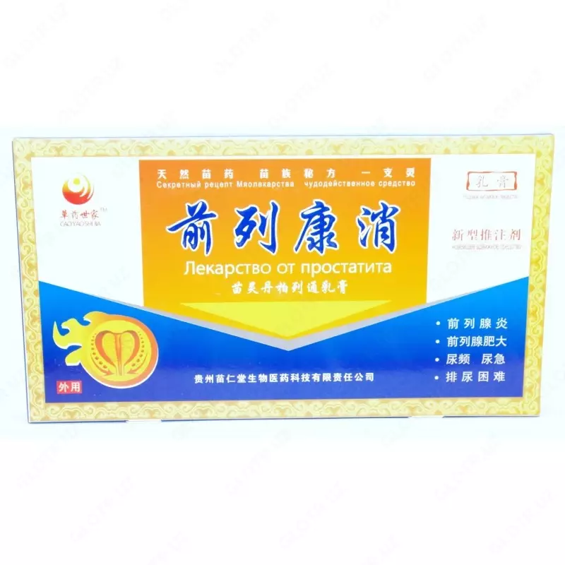 Emulsiya “PROSTATITGA DAVOS” MIAO LING DA BO LIE TONG RU GAO