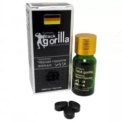 Препарат для потенции Germany Black Gorilla (10 таблеток) - 110 000 сум / шт.