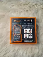   Оттеночный шампунь от седины Disaar Keratin Hair Black Shampoo  с кератином