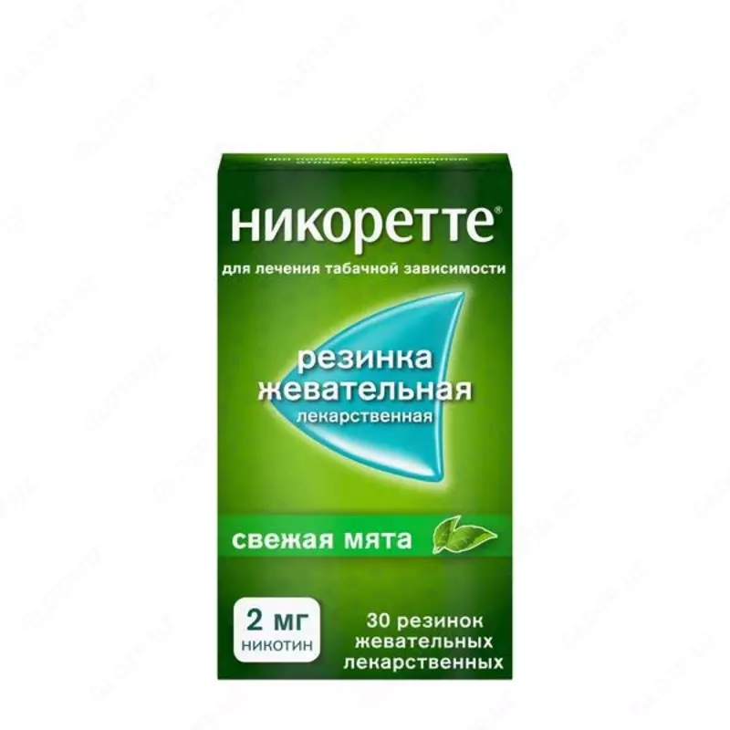 Жевательная резинка "Никоретте" (nicorette)