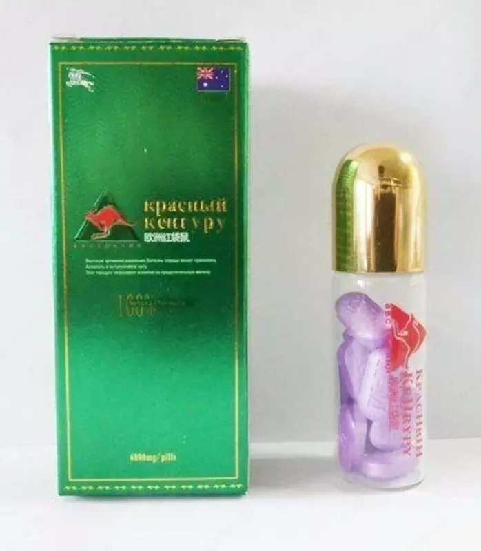 Potentsial oshirish tabletkalari Red Kengaroo (10 tabletka) - 
