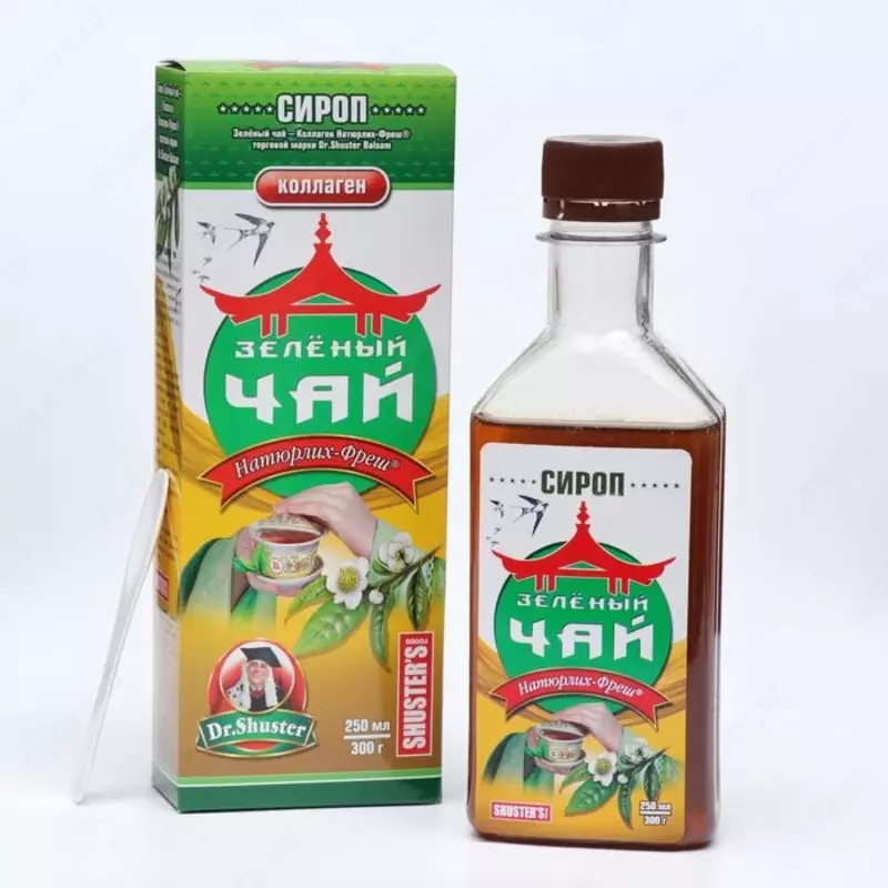 Сироп Натюрлих-фреш "Зелёный чай - коллаген"