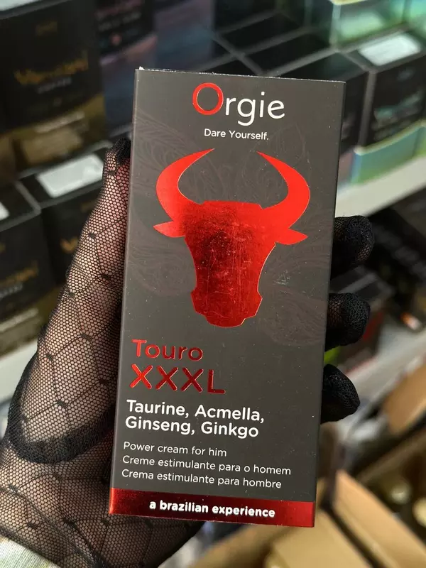 Крем для усиления эрекции Orgie Touro XXXL  с вибрацией