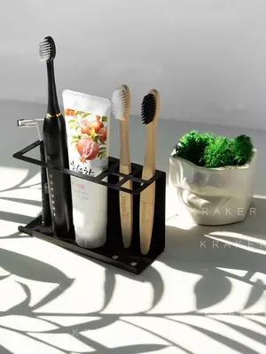 89 000 сум / шт. Подставка/Держатель для зубных щеток и пасты "Tish 2"