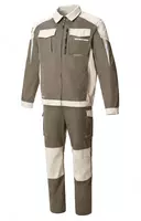 Ish kiyimi Kulrang qum bilan kulrang xaki