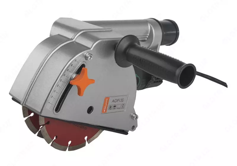 AG915S Штроборез 150мм  1600Вт  4000об/мин  плавный пуск  константная электроника  кейс  Sturm!