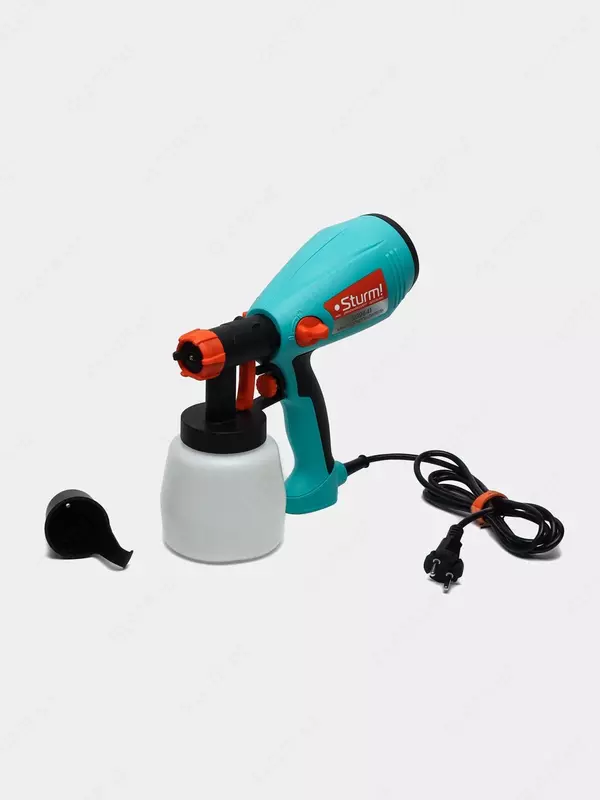 CSG1801 Краскопульт аккумуляторный STURM! 18 В  1BatterySystem  HVLP  бачок 1 л  без АКБ и ЗУ