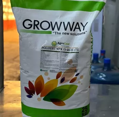 Органо-минеральное удобрение "Growway" Рolifert Npk 13-40-13+TE (25 кг) - 35 000 сум / упаковка