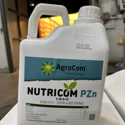 Органическое удобрение  Органическое удобрение "AgroCom" Nutricom Pzn 3-30-0+ТЕ
