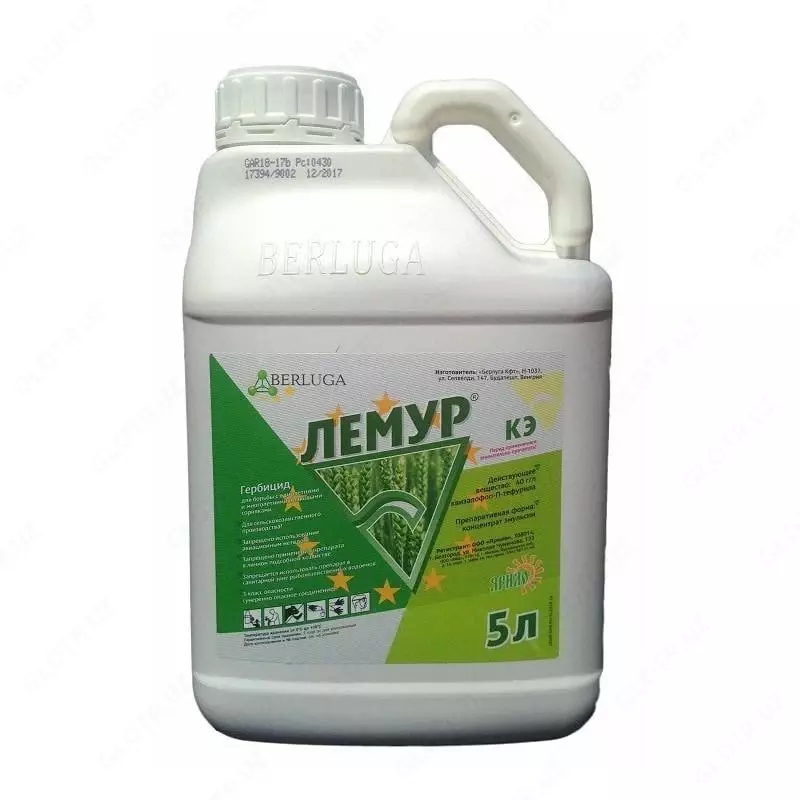 LEMUR gerbitsidi 4% em.k. 1.0 - 1.5 - 2.0 l/ga (5 l) Vengriya