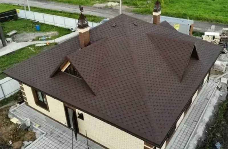   Кровля крыш (гибкая черепица)