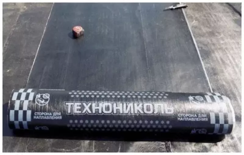 Рулонная гидроизоляция кровли Технониколь (монтаж) - 