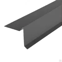 Торцевая планка 3 м серая