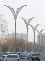 Оцинкованные опоры освещения