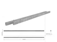 ЖЕЛЕЗОБЕТОННЫЕ СТОЙКИ ОПОР ЛИНИЙ ЭЛЕКТРОПЕРЕДАЧ ТИП СВ
