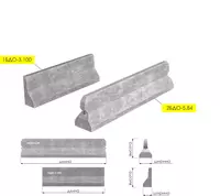 ЖЕЛЕЗОБЕТОННЫЕ БЛОКИ ДОРОЖНОГО ОГРАЖДЕНИЯ ТИП БДО