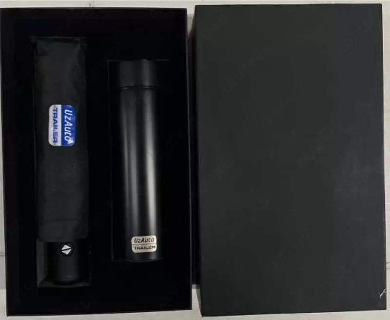 Корпоративные наборы. Зонт и термос в дизайнерской коробке