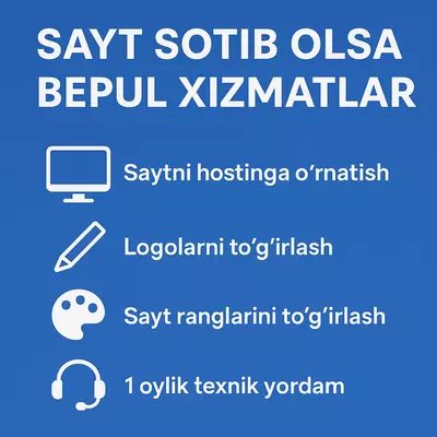 Готовые сайты продавцов и CRM в одном наборе 2 в 1 качественный сайт! - 5 956 190 сум