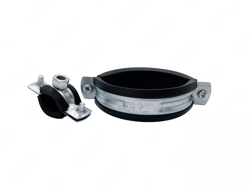 Хомут для труб с гайкой ∅ 160-165 мм 6"