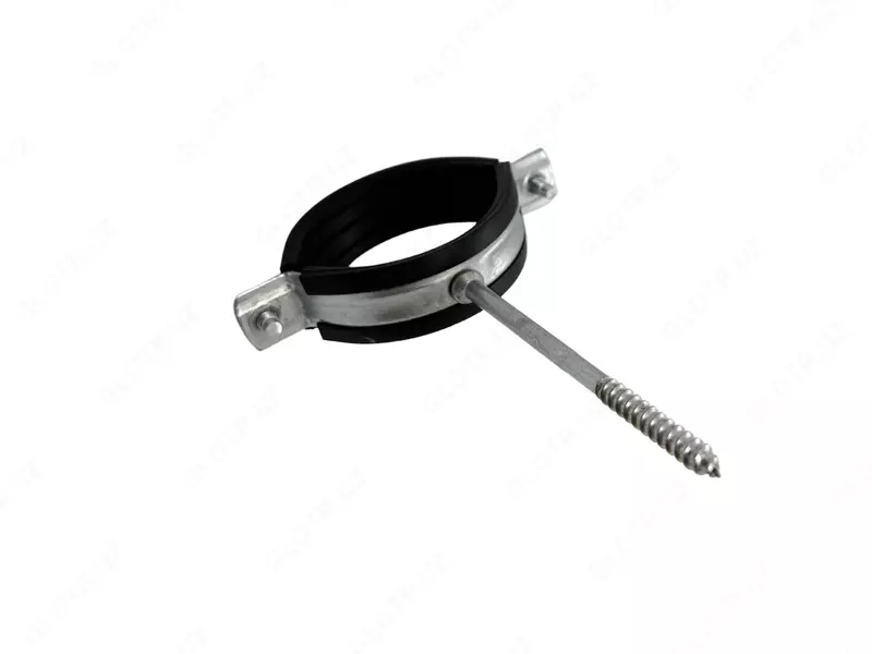 Хомут для труб с трифоном (с шурупом) ∅ 108-116 мм 4"