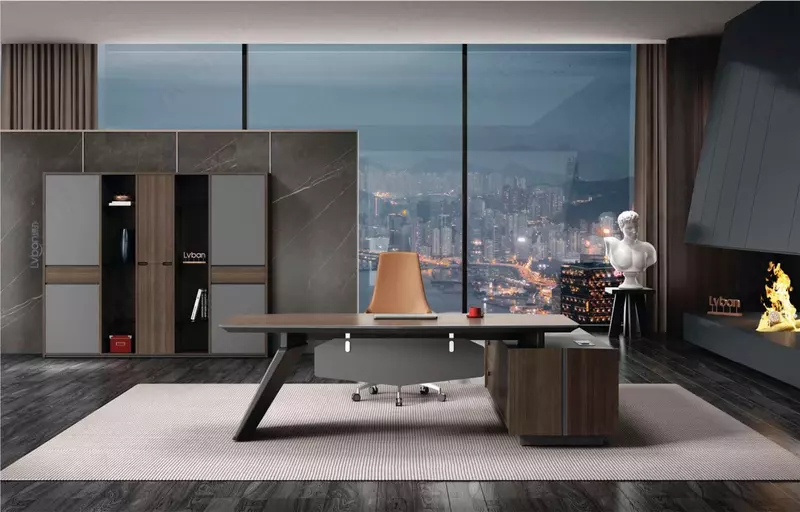 Стол для руководителя W-2432 от Bravo mebel