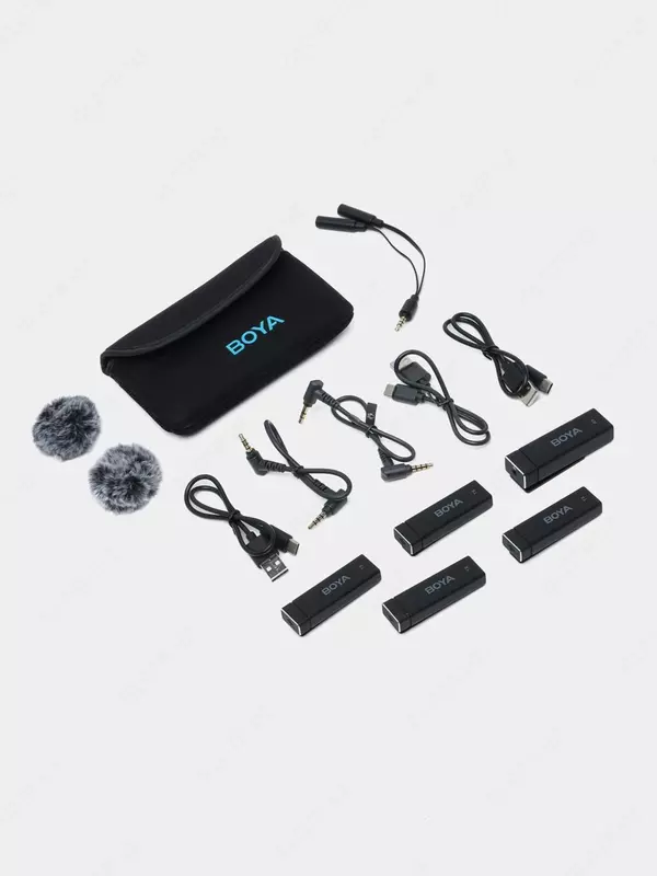 Беспроводная микрофонная система BOYA BY-W4 - 2 392 646 сум