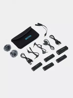 Беспроводная микрофонная система BOYA BY-W4 - 2 392 646 сум / шт.