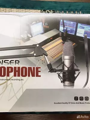 Студийный микрофон Condenser - 379 000 сум / шт.