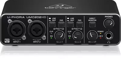 Звуковое устройство BEHRINGER U-PHORIA UMC202HD