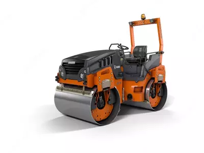 Тандемный дорожный каток с двумя вибрирующими вальцами "HAMM" HD 14W (Германия)