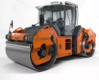 Тандемный дорожный каток с вибрирующим  и осциллирующим вальцом "HAMM" HD+146у1 (Германия) 13 тонн