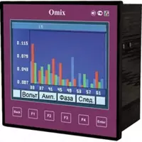 АНАЛИЗАТОР ПАРАМЕТРОВ ТРЕХФАЗНОЙ СЕТИ ЩИТОВОЙ С РЕГИСТРАЦИЕЙ OMIX P1414-MA-3R