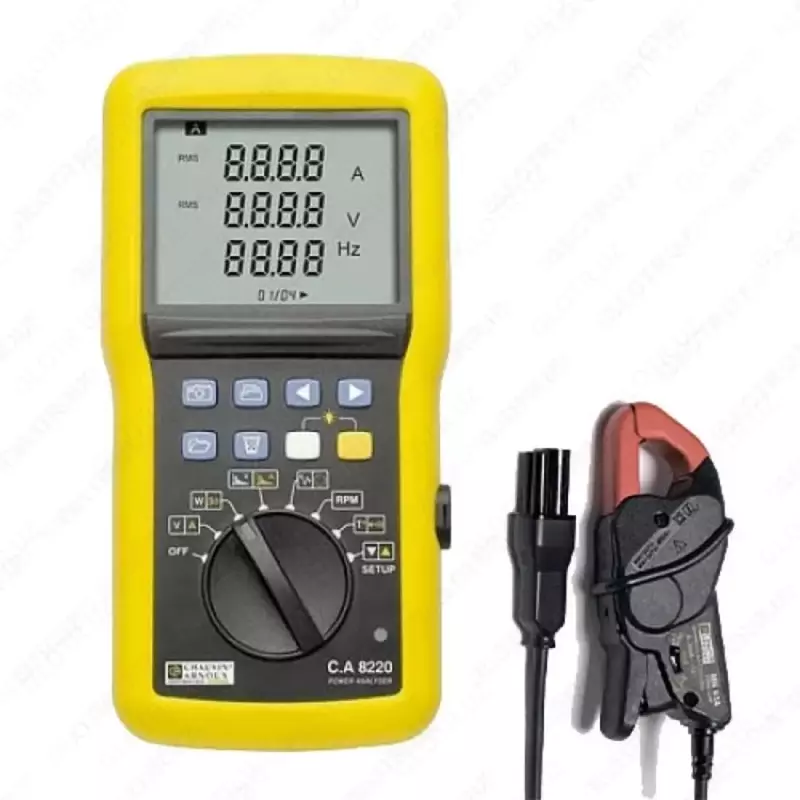 C.A 8220 - boshlangich darajadagi bir fazali quvvat sifati analizatori