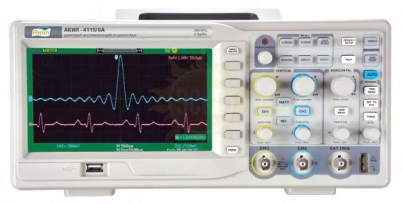 Akip — 4115 / 4a raqamli saqlash osiloskopi Kanallar soni: 2