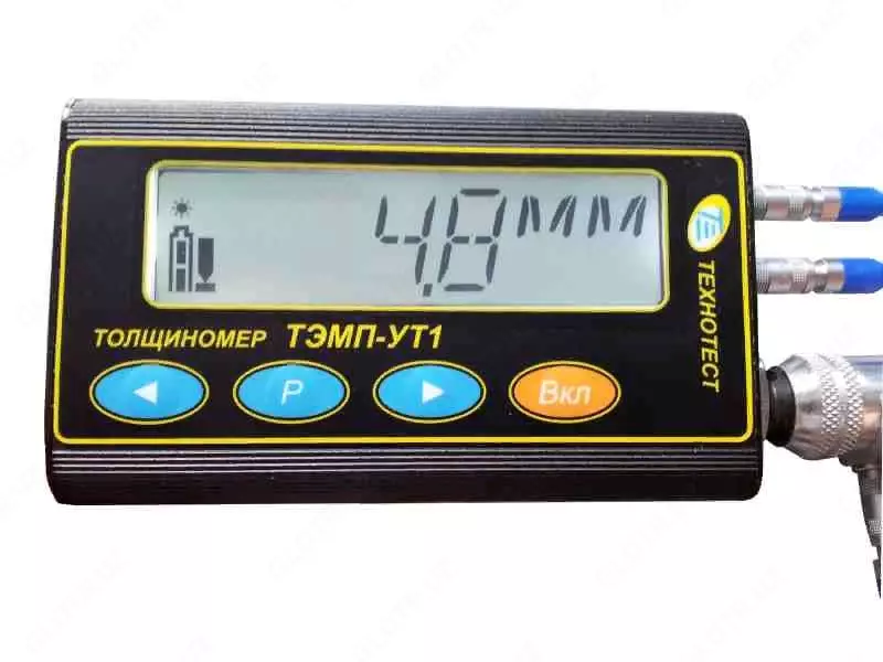 УЛЬТРАЗВУКОВОЙ ТОЛЩИНОМЕР В МЕТАЛЛИЧЕСКОМ КОРПУСЕ ТЭМП-УТ1C