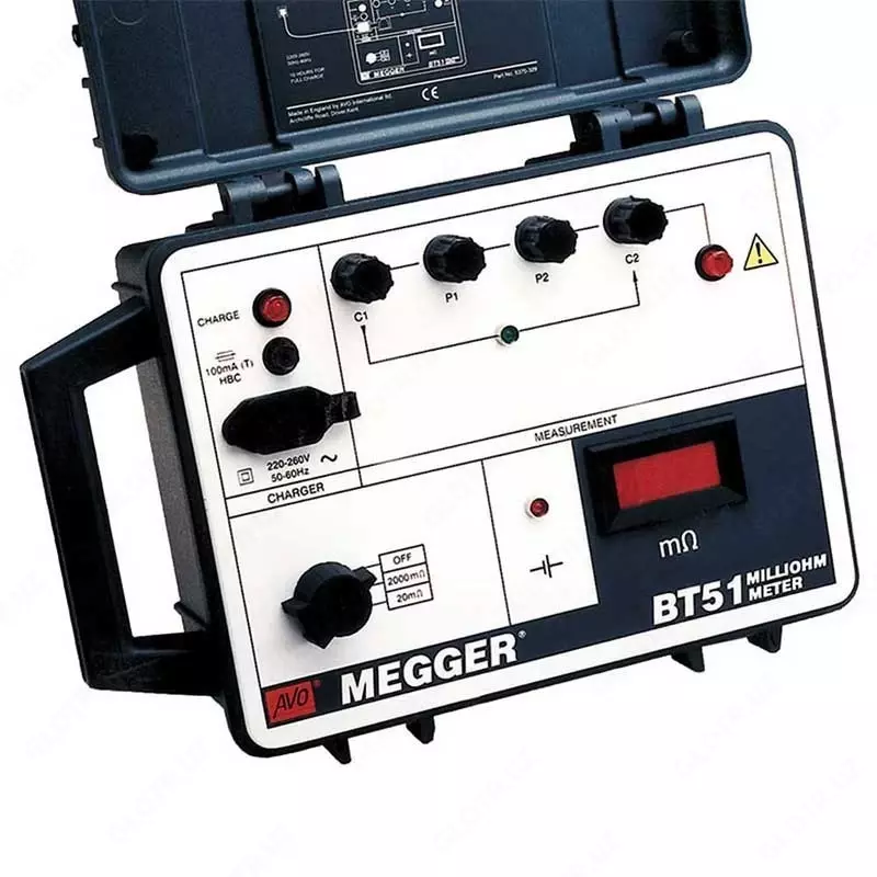 MEGGER BT-51 raqamli mikroohmmetr  10 mkOm