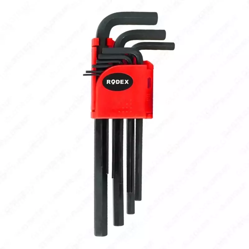 Rodex Hex rozetkali kaliti toplami (9 dona) uzunligi