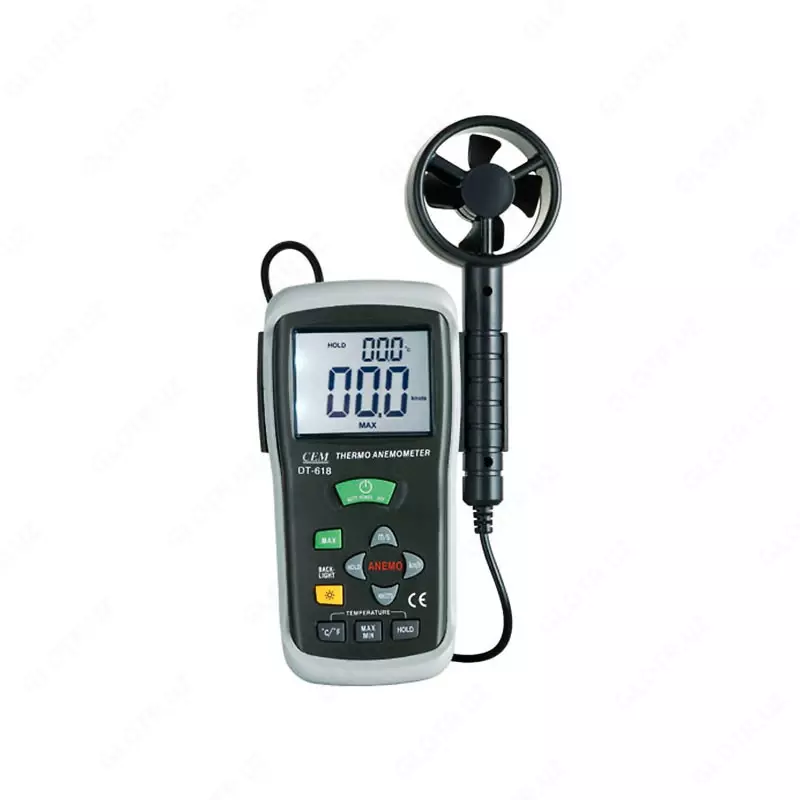 DT-618 Shamol tezligi va haroratini olchash uchun termal anemometr