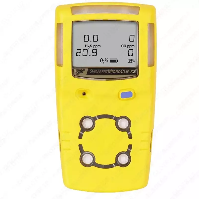 GasAlertMicroClip X3 (GasAlertMicroClip X3) portativ 4 kanalli gaz analizatori