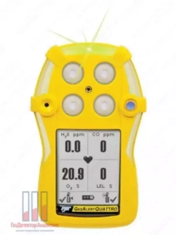 GasAlert Quattro (ГасАлерт Кваттро) переносной 4-канальный газоанализатор
