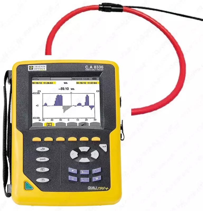 C.A 8336 QUALISTAR PLUS - elektr tarmogi parametrlari  elektr energiyasining sifati va miqdori analizatori