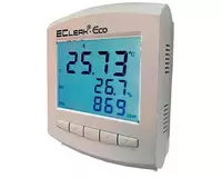 EClerk-Eco-M-RHTC-11 hisoblagichi harorat  nisbiy namlik  havodagi CO2 darajasi  displeyli