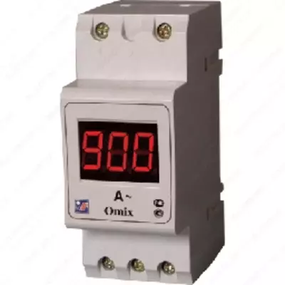 DIN RAIL OMIX D2-A-1-0 5 DAGI BIR FAZALI AMMETR.